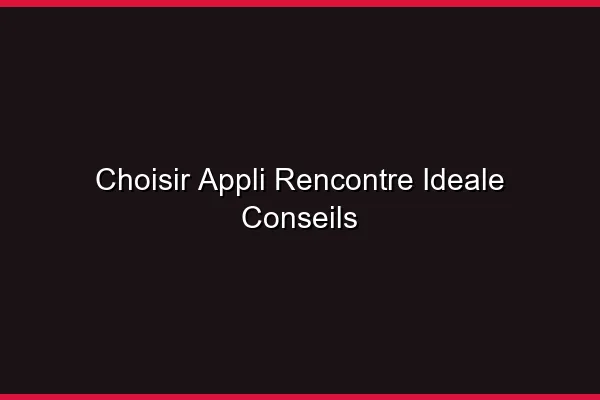 Le paysage des applis en 2026